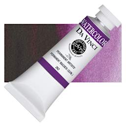 Da Vinci Artists' Permanent Watercolor - Quinacridone Permanent Magenta, 37 ml tube and swatch