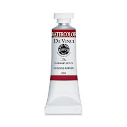 Da Vinci Artists' Permanent Watercolor - Perylene Maroon, 15 ml tube