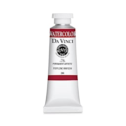 Da Vinci Artists' Permanent Watercolor - Perylene Maroon, 37 ml tube