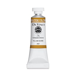 Da Vinci Artists' Permanent Watercolor - Yellow Ochre, 15 ml tube