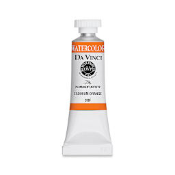 Da Vinci Artists' Permanent Watercolor - Cadmium Orange (CL), 15 ml tube