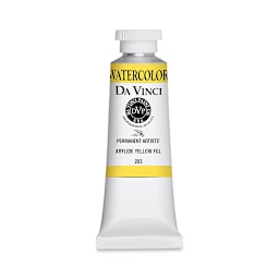 Da Vinci Artists' Permanent Watercolor - Arylide Yellow, 37 ml tube