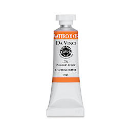 Da Vinci Artists' Permanent Watercolor - Benzimida Orange, 15 ml tube
