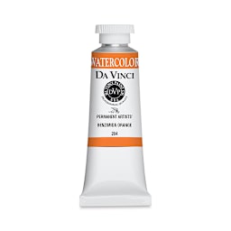 Da Vinci Artists' Permanent Watercolor - Benzimida Orange, 37 ml tube