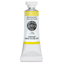 Da Vinci Artists' Permanent Watercolor - Iridescent Hansa Yellow Light, 15 ml tube