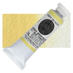 Da Vinci Artists' Permanent Watercolor - Nickel Titanate Yellow, 37 ml tube and swatch