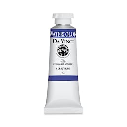 Da Vinci Artists' Permanent Watercolor - Cobalt Blue, 37 ml tube