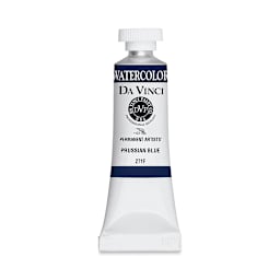 Da Vinci Artists' Permanent Watercolor - Prussian Blue, 15 ml tube
