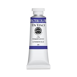 Da Vinci Artists' Permanent Watercolor - Ultramarine Blue, 37 ml tube