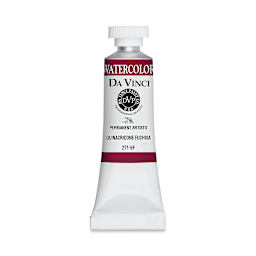 Da Vinci Artists' Permanent Watercolor - Quinacridone Fuchsia, 15 ml tube