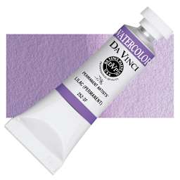 Da Vinci Artists' Permanent Watercolor - Lilac (Permanent), 15 ml tube and swatch