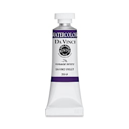 Da Vinci Artists' Permanent Watercolor - Da Vinci Violet, 15 ml tube