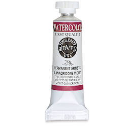 Da Vinci Artists' Permanent Watercolor - Quinacridone Violet, 15 ml tube