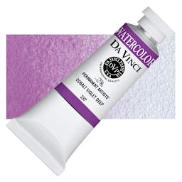 Da Vinci Artists' Permanent Watercolor - Cobalt Violet Deep, 37 ml tube and swatch