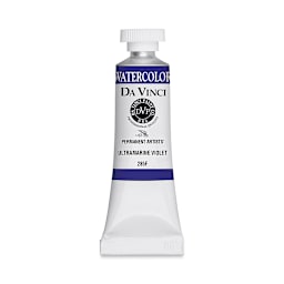 Da Vinci Artists' Permanent Watercolor - Ultramarine Violet, 15 ml tube