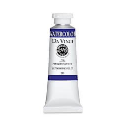 Da Vinci Artists' Permanent Watercolor - Ultramarine Violet, 37 ml tube
