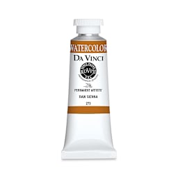 Da Vinci Artists' Permanent Watercolor - Raw Sienna, 37 ml tube