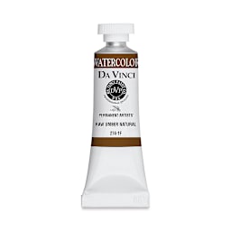 Da Vinci Artists' Permanent Watercolor - Raw Umber Natural, 15 ml tube