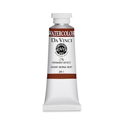 Da Vinci Artists' Permanent Watercolor - Burnt Sienna Deep, 37 ml tube