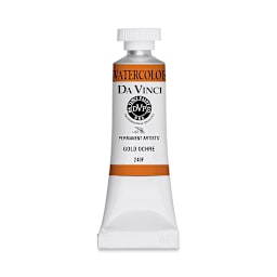 Da Vinci Artists' Permanent Watercolor - Gold Ochre, 15 ml tube