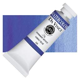 Da Vinci Artists' Permanent Watercolor - Cobalt Blue, 37 ml tube and swatch