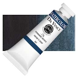 Da Vinci Artists' Permanent Watercolor - Payne's Gray, 37 ml tube and swatch