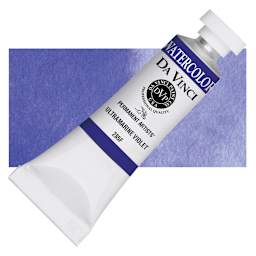 Da Vinci Artists' Permanent Watercolor - Ultramarine Violet, 15 ml tube and swatch