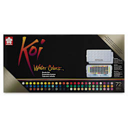Sakura Koi Watercolor Studio Set - Set of 72 w/2 Brushes, Assorted Colors