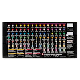 Sakura Koi Watercolor Half Pans - Studio Set of 96 (back of package)