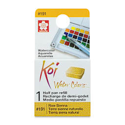 Sakura Koi Watercolor, Half Pan, Raw Sienna