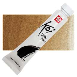 Sakura Koi Watercolor - Vandyke Brown, 12 ml Tube and swatch