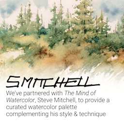 Maimeri Blu has partnered with Steve Mitchell to provide curated watercolor palette that compliments his style and technique.