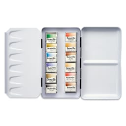 Maimeri Blu Half Pan Watercolors - Set of 12