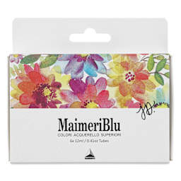 Maimeri Blu Artist Watercolor - Jeannie Dickson Artist Set of 6, 12 ml Tubes front of package