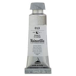 Maimeri Blu Artist Watercolor - Chinese White, 12 ml Tube