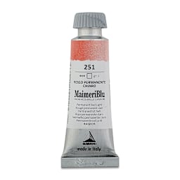 Maimeri Blu Artist Watercolor - Permanent Red Light, 12 ml Tube