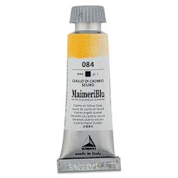 Maimeri Blu Artist Watercolor - Cadmium Yellow Deep, 12 ml Tube