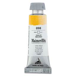 Maimeri Blu Artist Watercolor - Indian Yellow, 12 ml Tube