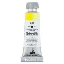 Maimeri Blu Artist Watercolor - Cadmium Yellow Lemon, 12 ml Tube