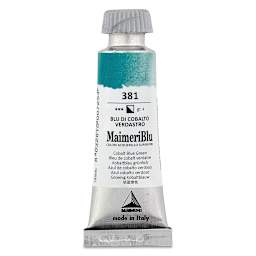 Maimeri Blu Artist Watercolor - Cobalt Blue Green, 12 ml Tube