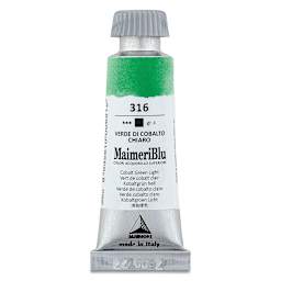 Maimeri Blu Artist Watercolor - Cobalt Green Light, 12 ml Tube