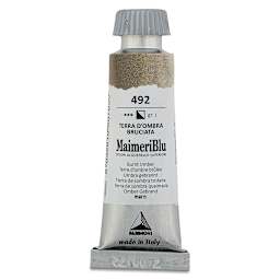 Maimeri Blu Artist Watercolor - Burnt Umber, 12 ml Tube
