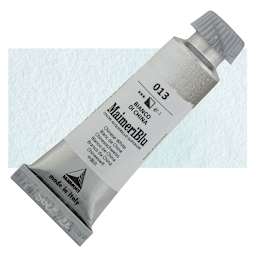Maimeri Blu Artist Watercolor - Chinese White, 12 ml Tube and swatch