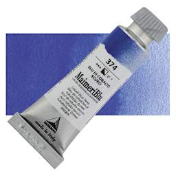 Maimeri Blu Artist Watercolor - Cobalt Blue Deep, 12 ml Tube and swatch