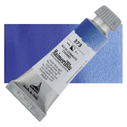 Maimeri Blu Artist Watercolor - Cobalt Blue Light, 12 ml Tube and swatch