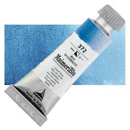 Maimeri Blu Artist Watercolor - Cobalt Blue, 12 ml Tube and swatch