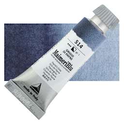 Maimeri Blu Artist Watercolor - Payne's Gray, 12 ml Tube and swatch
