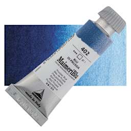 Maimeri Blu Artist Watercolor - Prussian Blue, 12 ml Tube and swatch