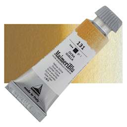 Maimeri Blu Artist Watercolor - Yellow Ochre, 12 ml Tube and swatch