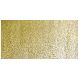 Yasutomo Traditional Japanese Watercolor Pan - Metallic Pale Gold swatch